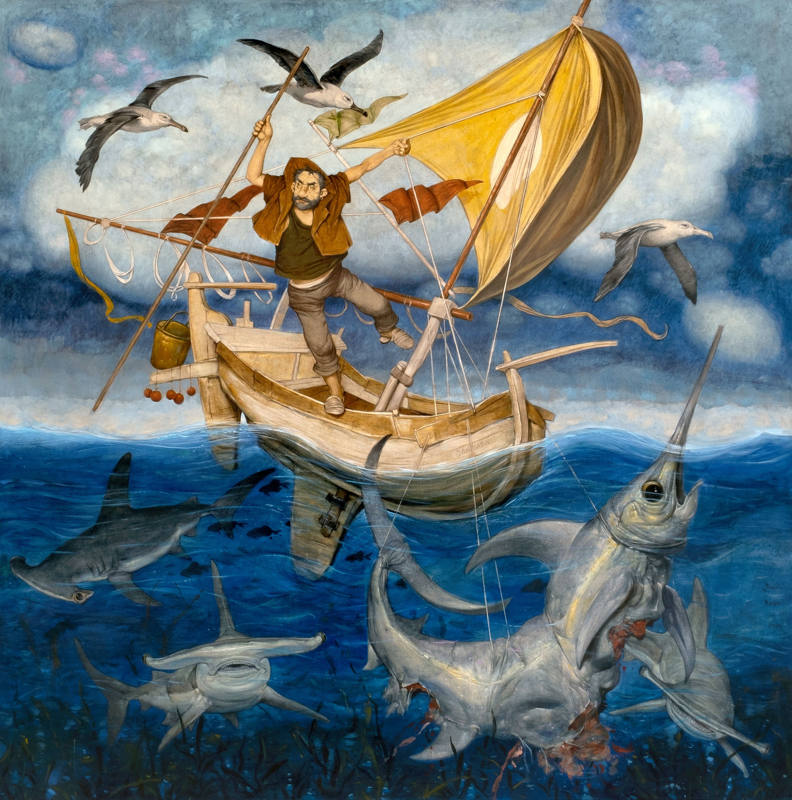 Daron Mouradian, İhtiyar Adam ve Deniz / The Old Man and the Sea, 2022