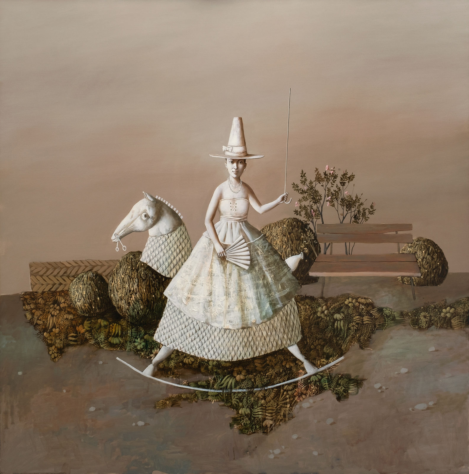 Vahram Davtian, Bahçe / Garden, 2022