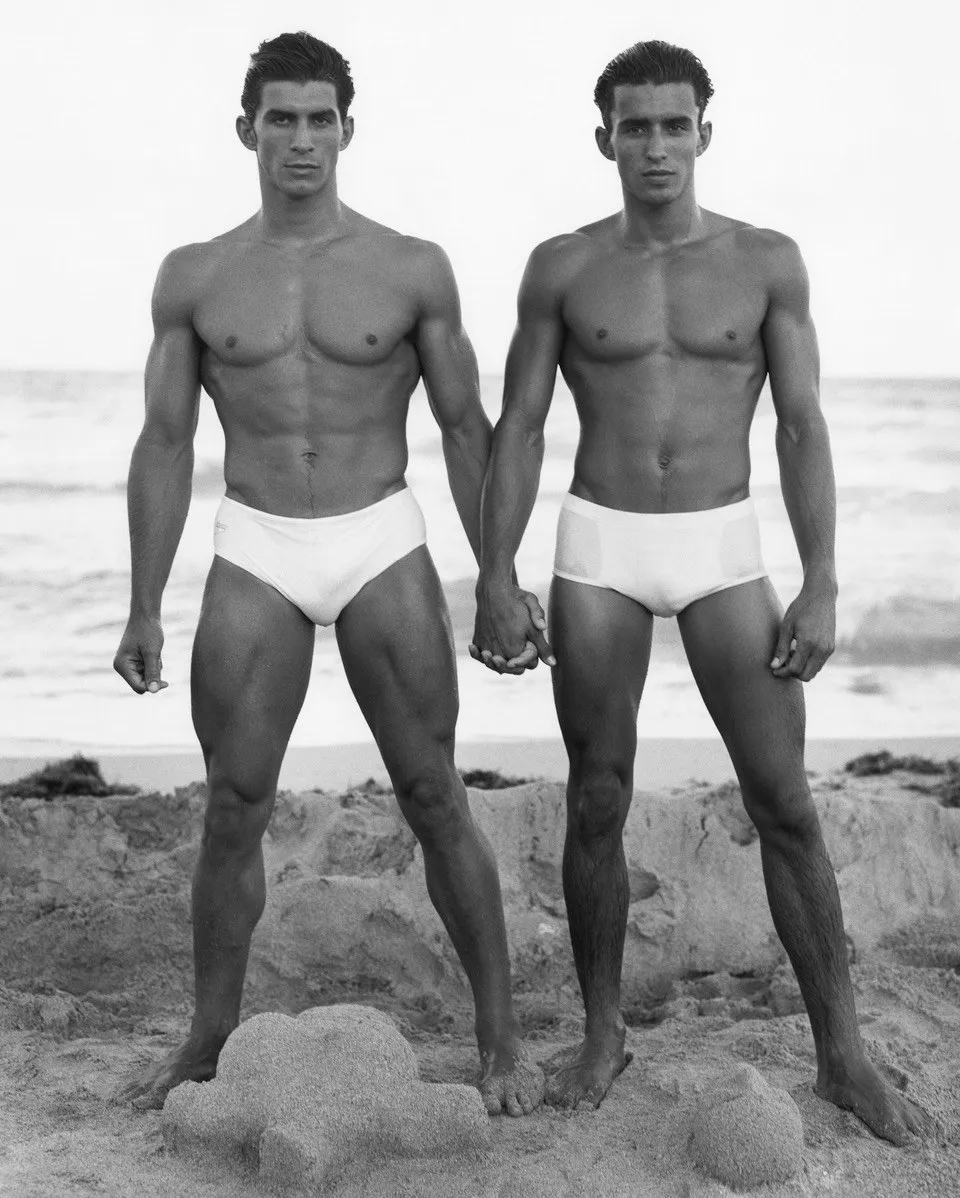 Bruce Weber, Nestor and Patrick, Golden Beach. Florida, 1990.