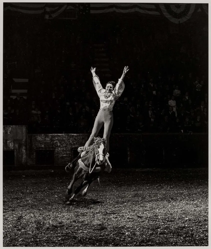 Harold Edgerton, A Girl and her Horse, 1941.