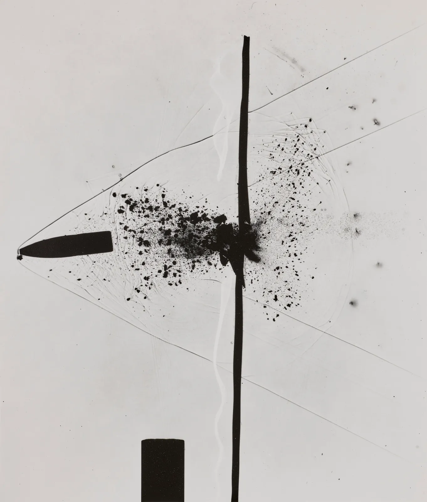 Harold Edgerton, Shock Waves from Impact, 1965.