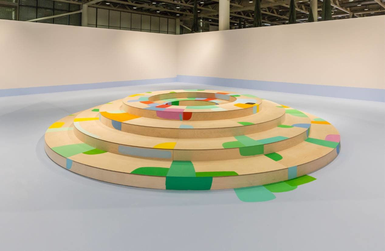 Federico Herrero, Paisaje con circulos, 2015