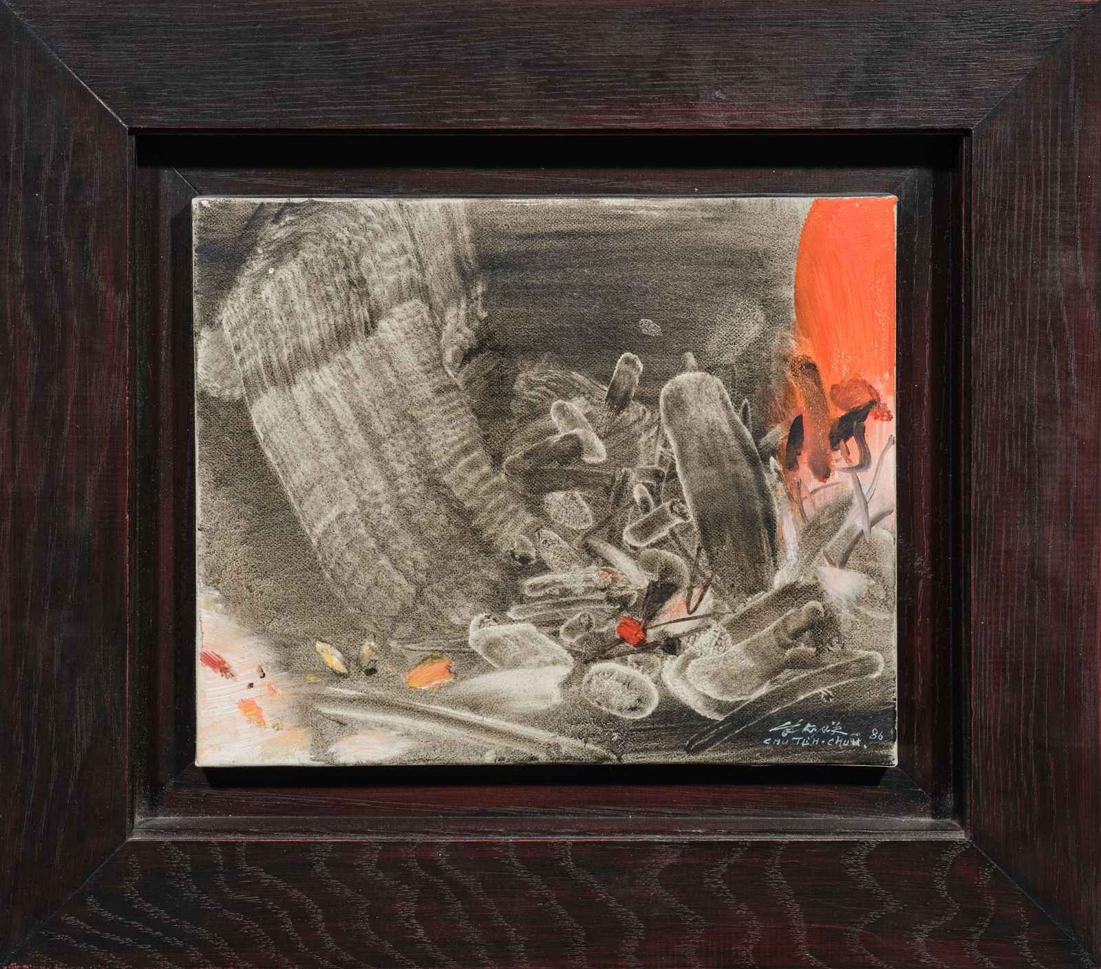 Chu Teh-Chun, " Doigts IX", 1986