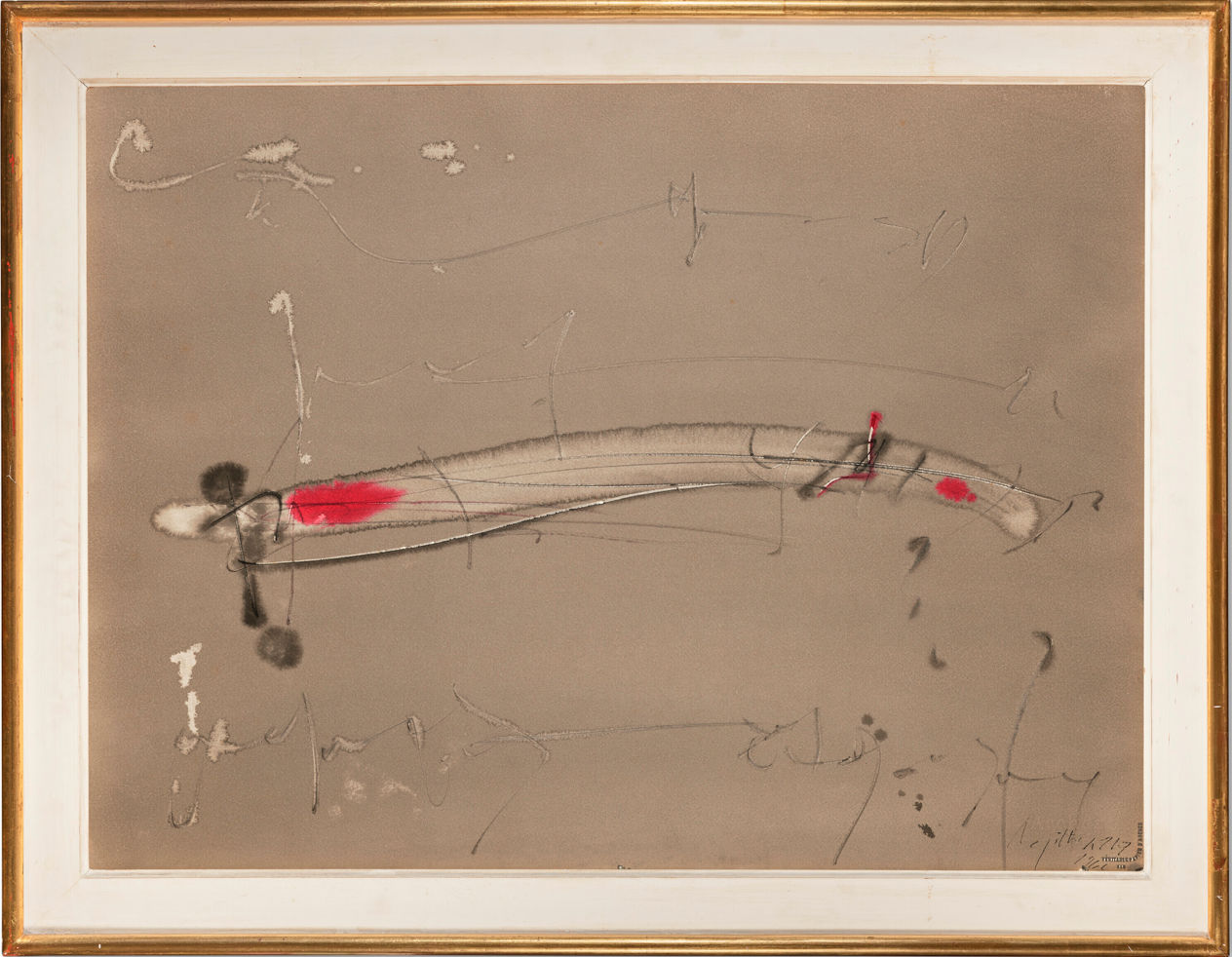 Jean Degottex, Sans Titre, 1960