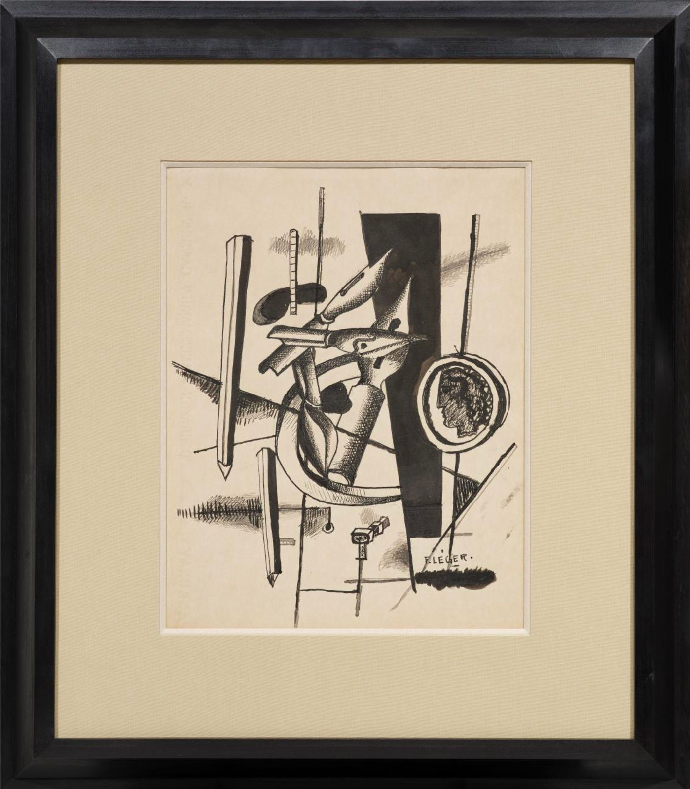 Fernand Leger, Plumes et crayons, Circa 1927