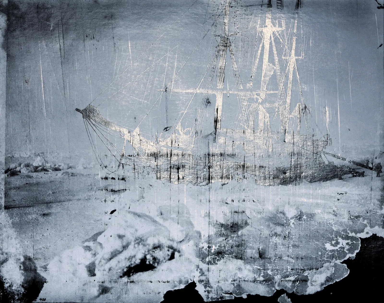 Jorma Puranen, Moonlit route to Umvik Bay 1, 2019