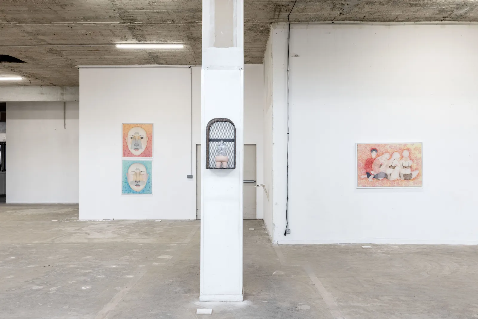 Nguyễn Thị Châu-Giang, The girl in red flowers, 2022