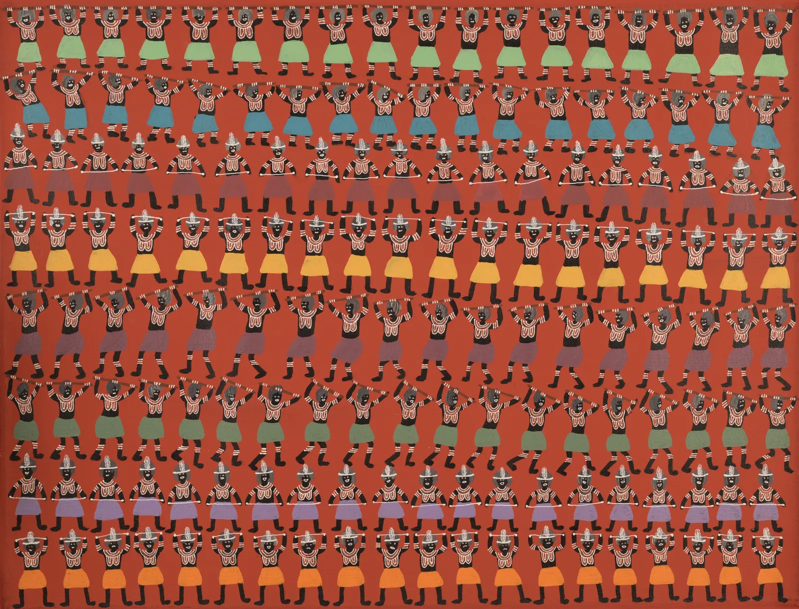 Kylie Kemarre, Dancing Ladies, 2018