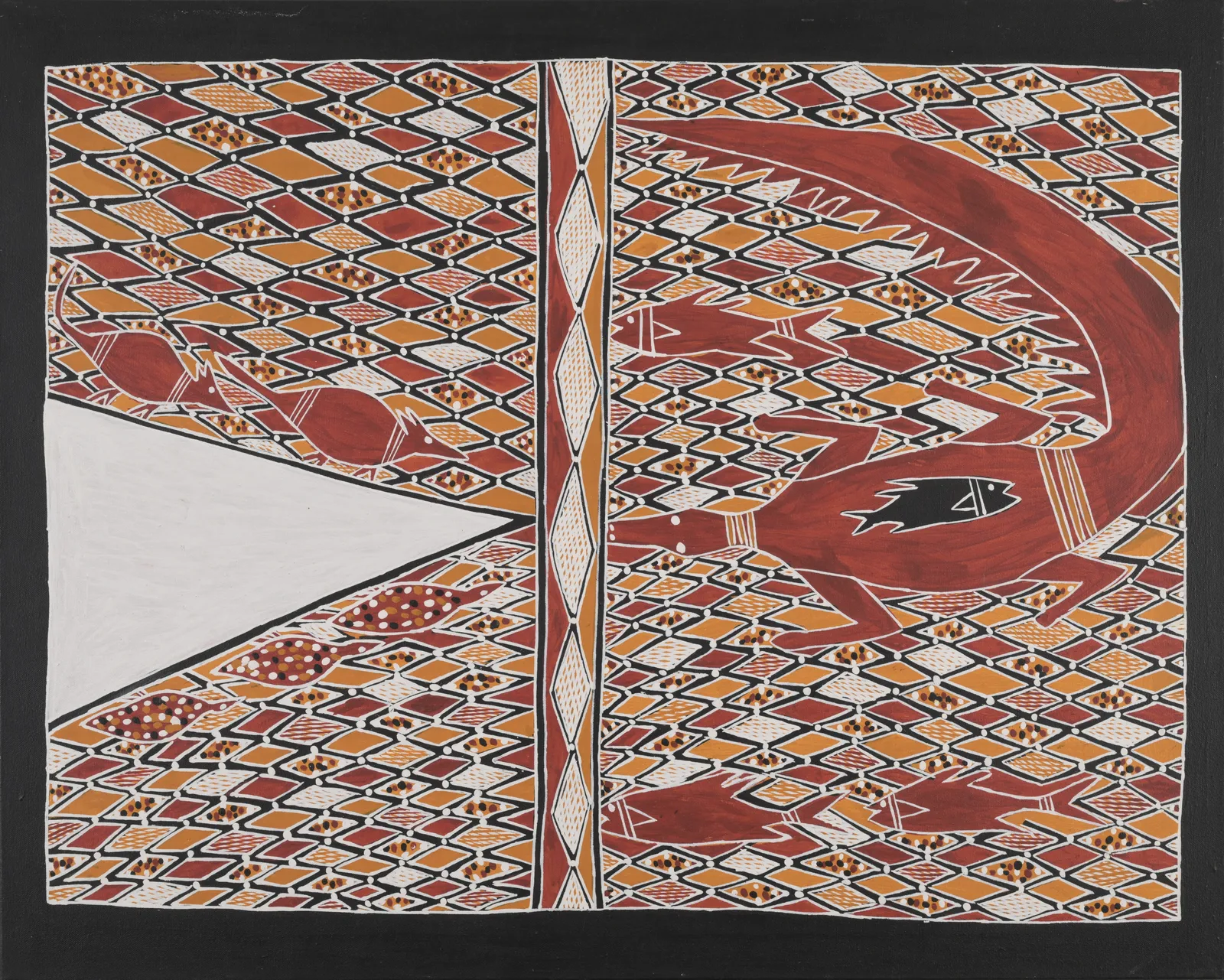 Terry Wyambi, Red Crocodile, 1990