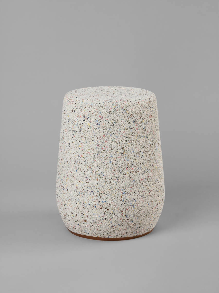 Djim Berger, Terrazzo Porcelain Stool (Colour LPT-1)