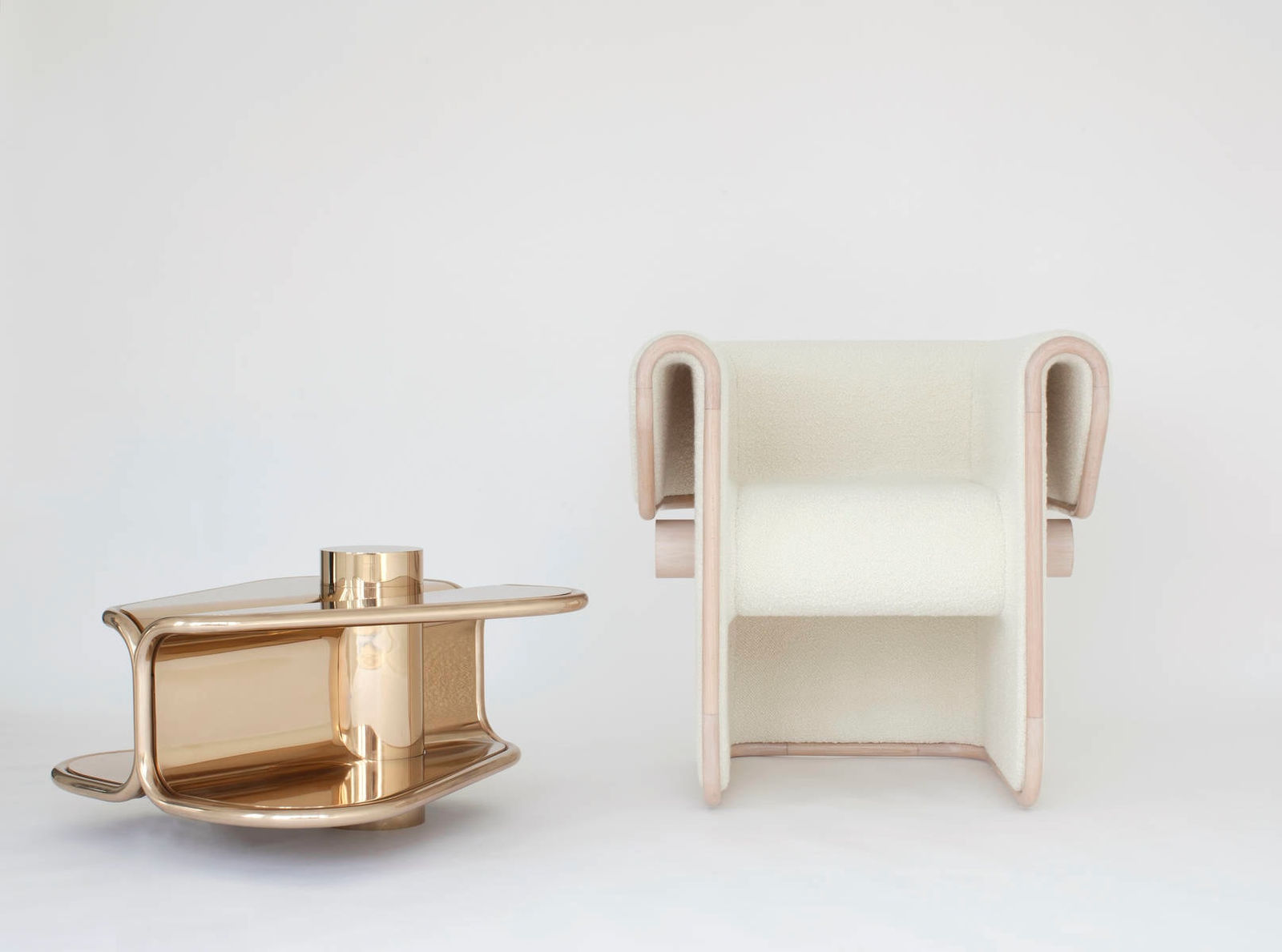 CAROL EGAN, Zephyr Chair (White)