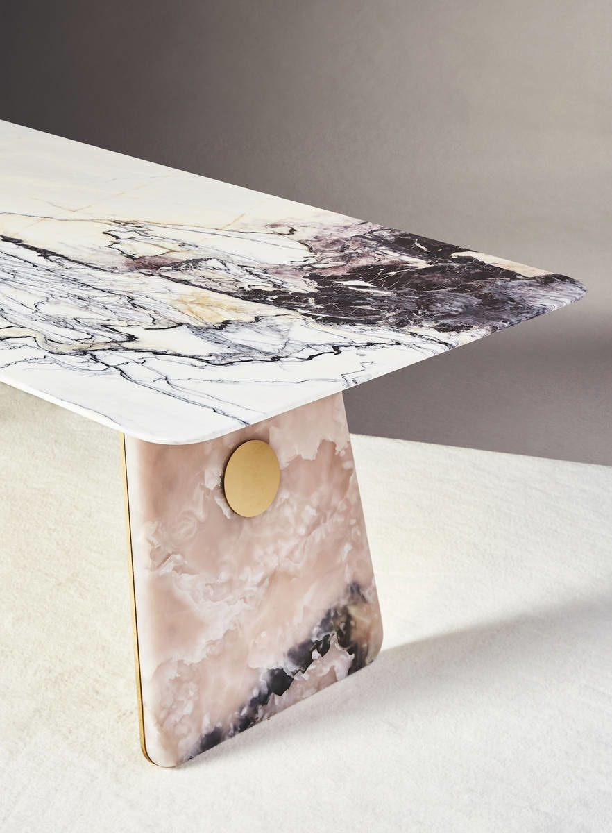 STUDIO MVW, Jinshi Pink Jade Table