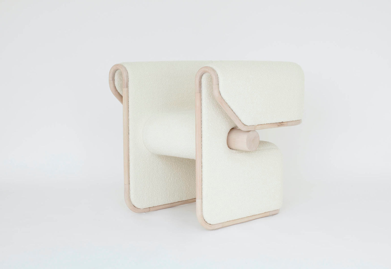 CAROL EGAN, Zephyr Chair (White)