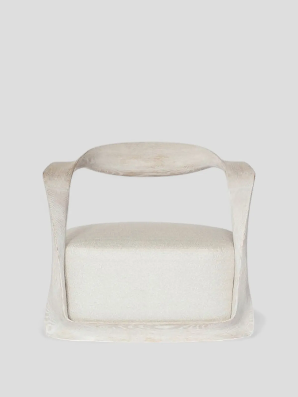 CAROL EGAN, Sculptural Twist Chair (Cerused)