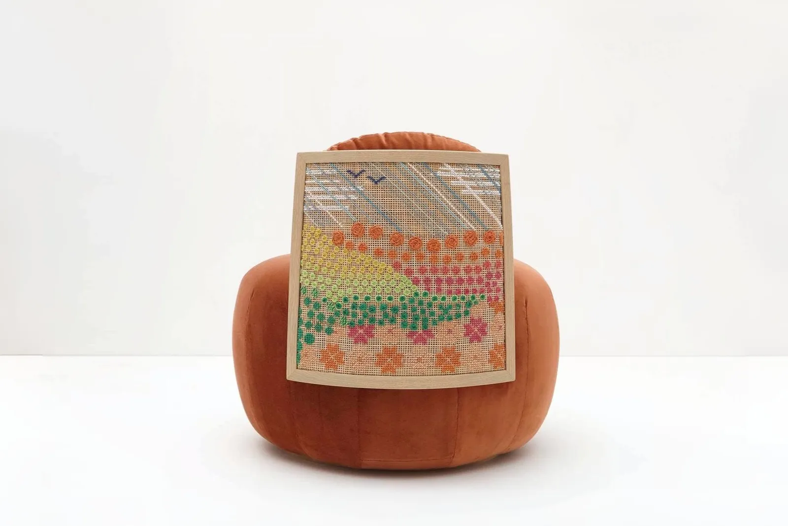 Nada Debs, Stitched Horizons (Orange)