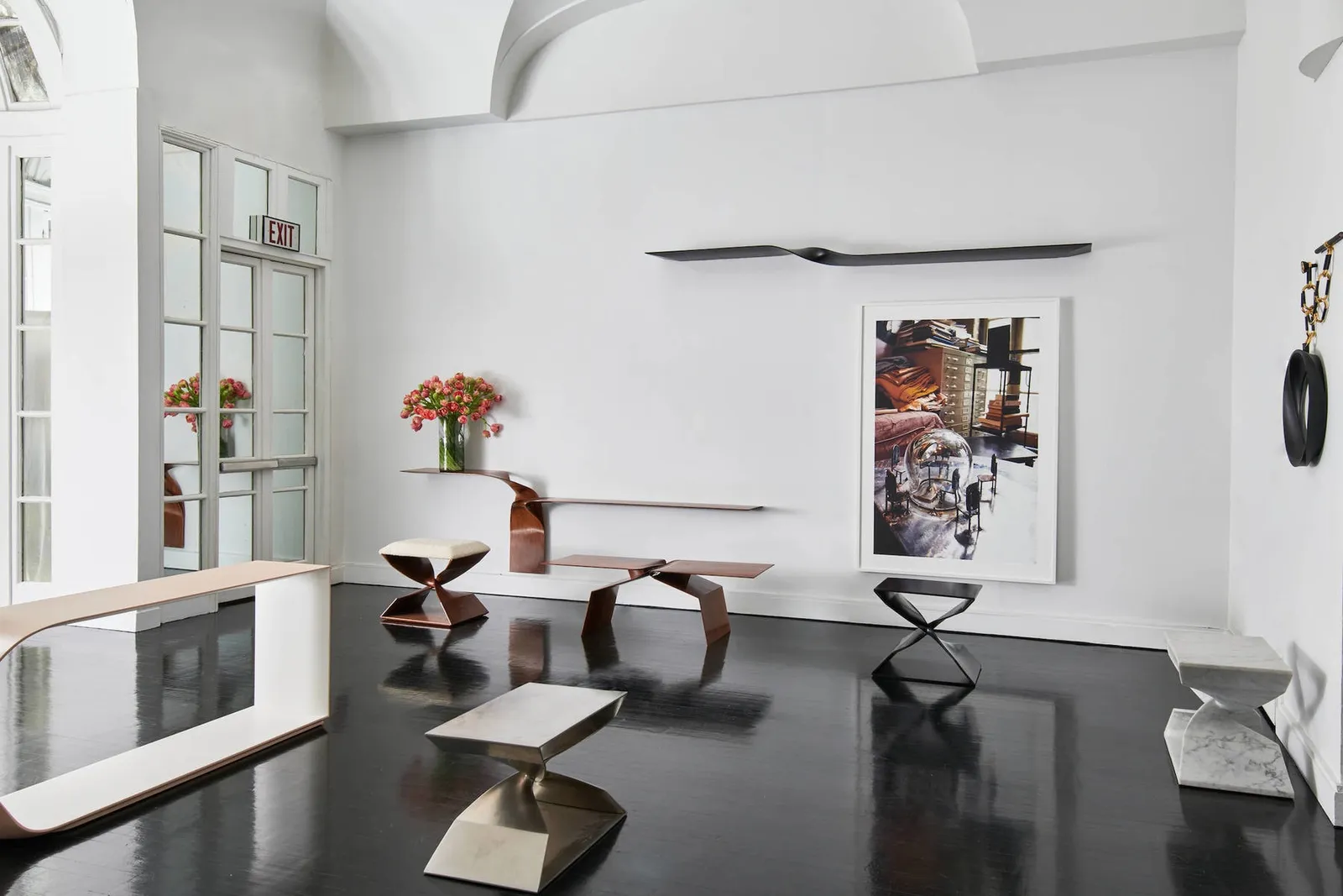 CAROL EGAN, Sculptural Twist Two Armed Console