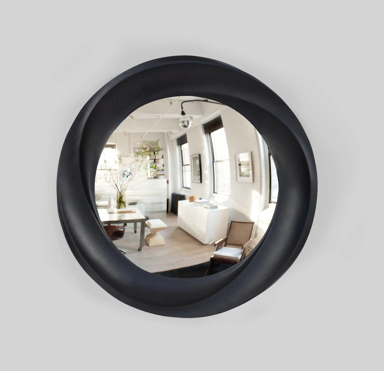 CAROL EGAN, Sculptural Mirror (Ebonized)