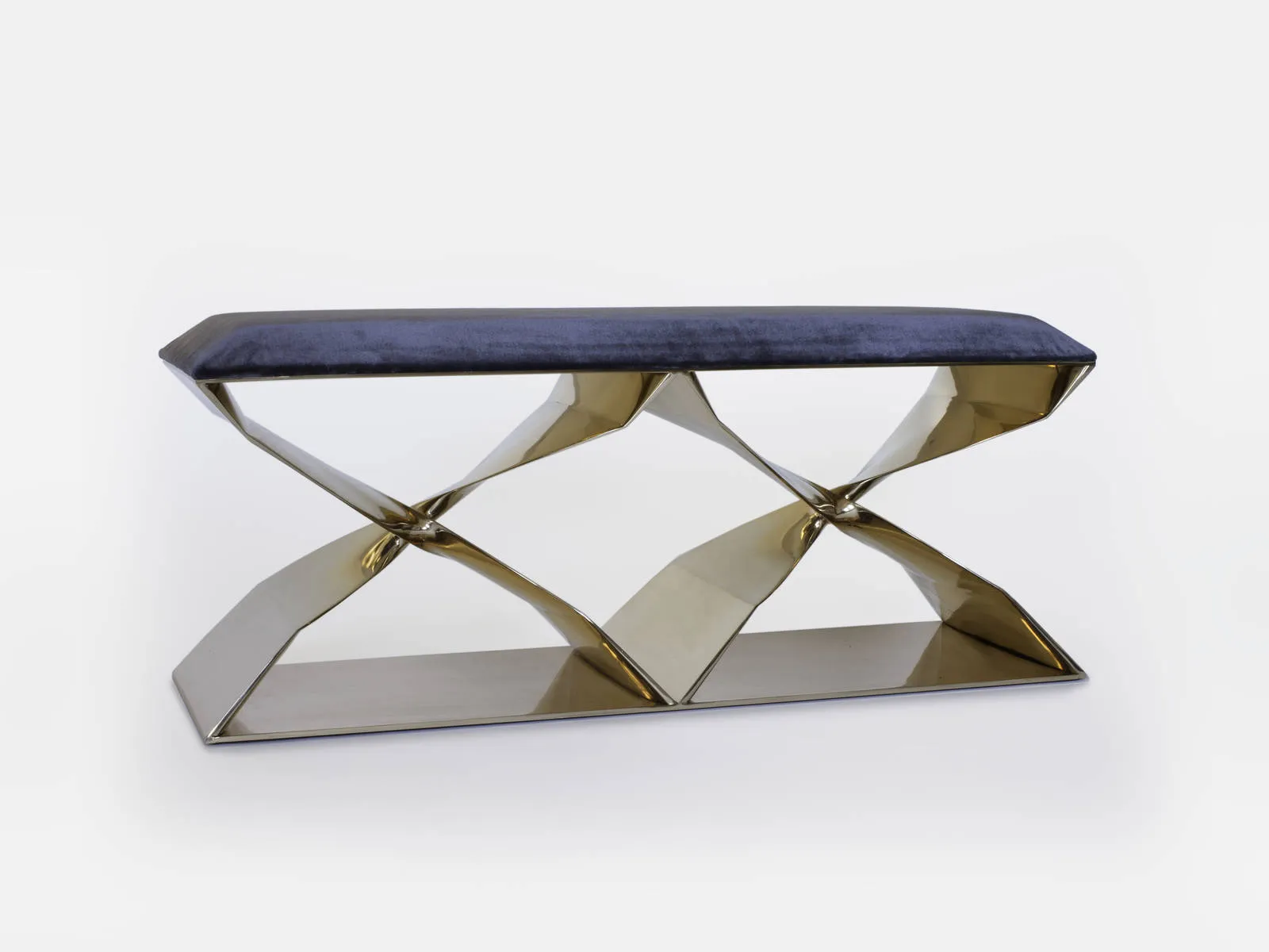 CAROL EGAN, Sculptural Twist XXX Bench (Bronze)