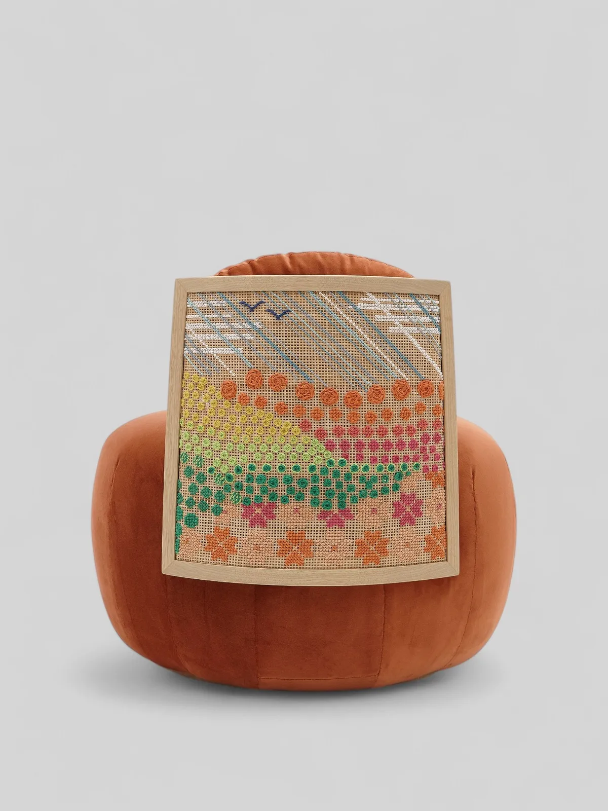 Nada Debs, Stitched Horizons (Orange)