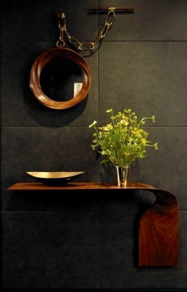 CAROL EGAN, Sculptural Single Twist Console