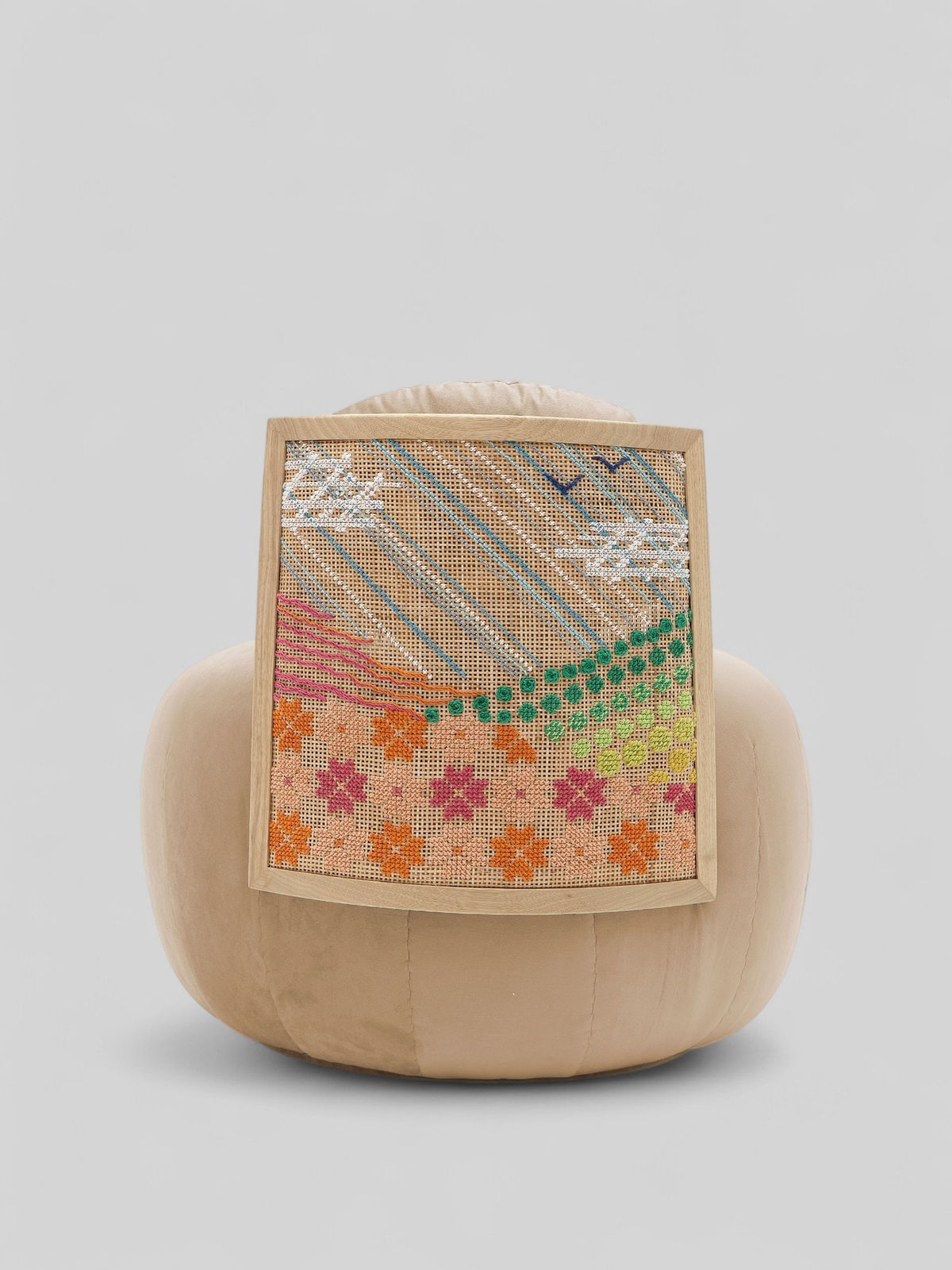 Nada Debs, Stitched Horizons (Beige)