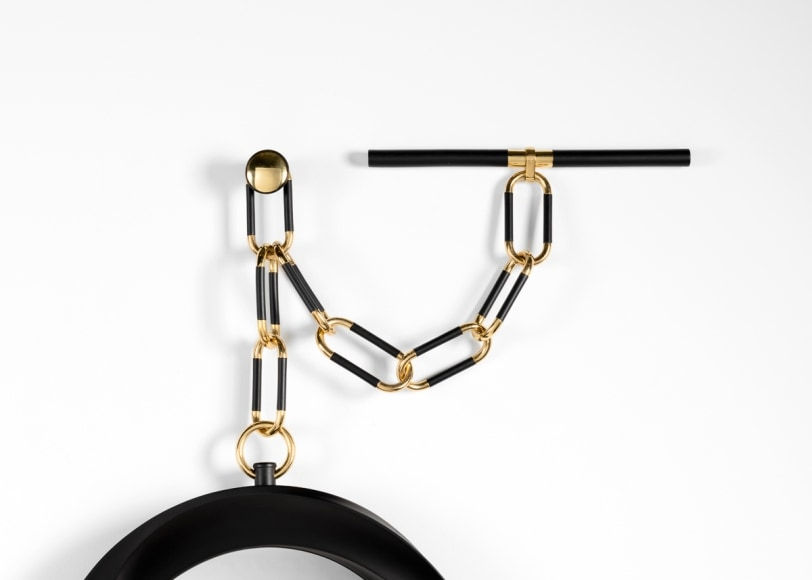 CAROL EGAN, ‘Montre A Gousset' Mirror (Ebonized)