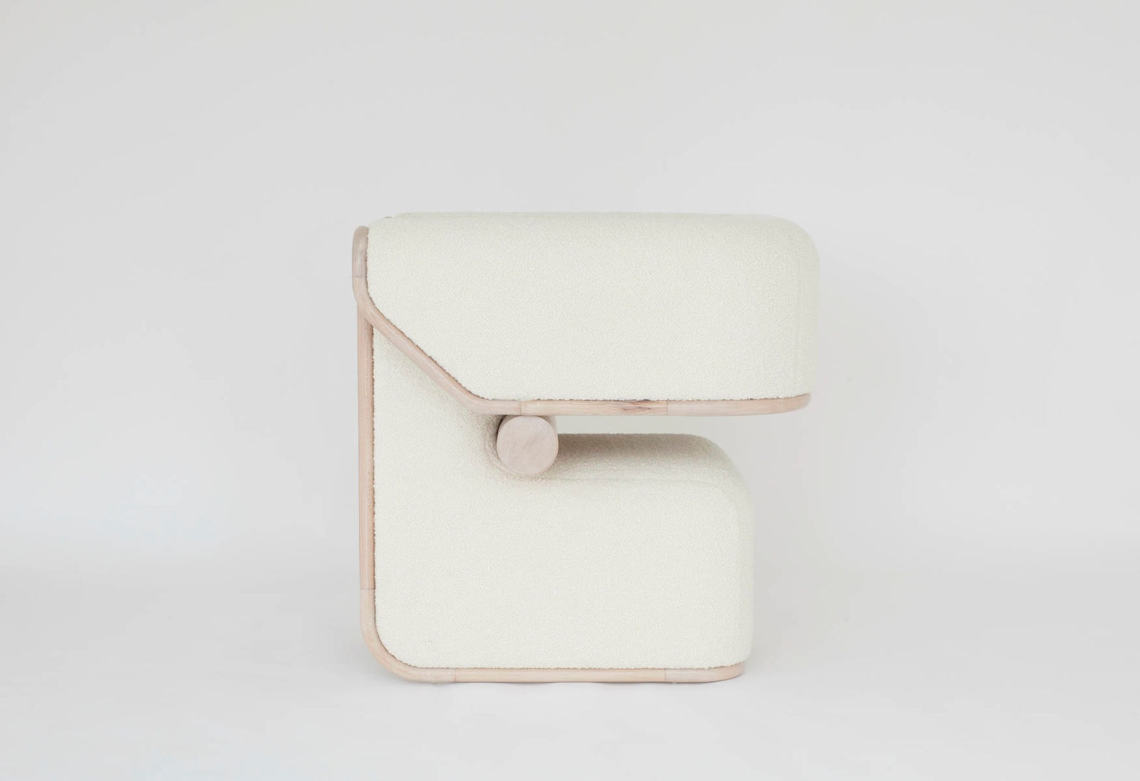 CAROL EGAN, Zephyr Chair (White)