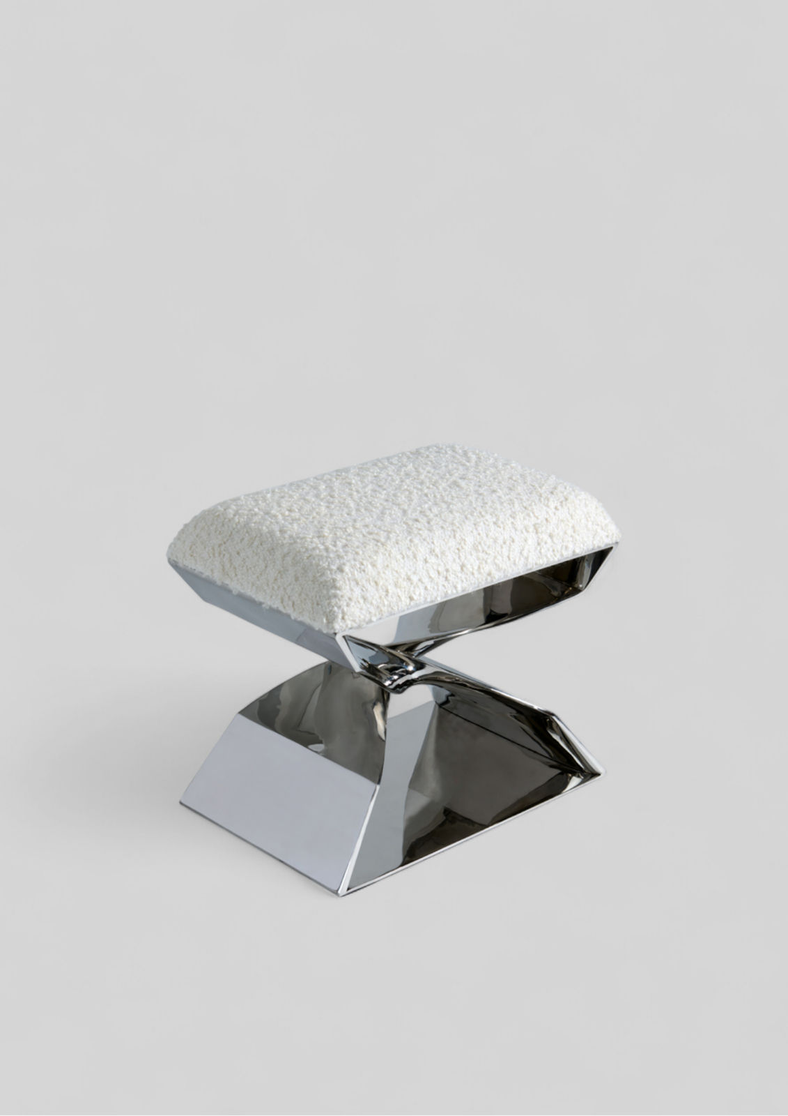 Carol Egan, Sculptural Twist Stool (Steel)