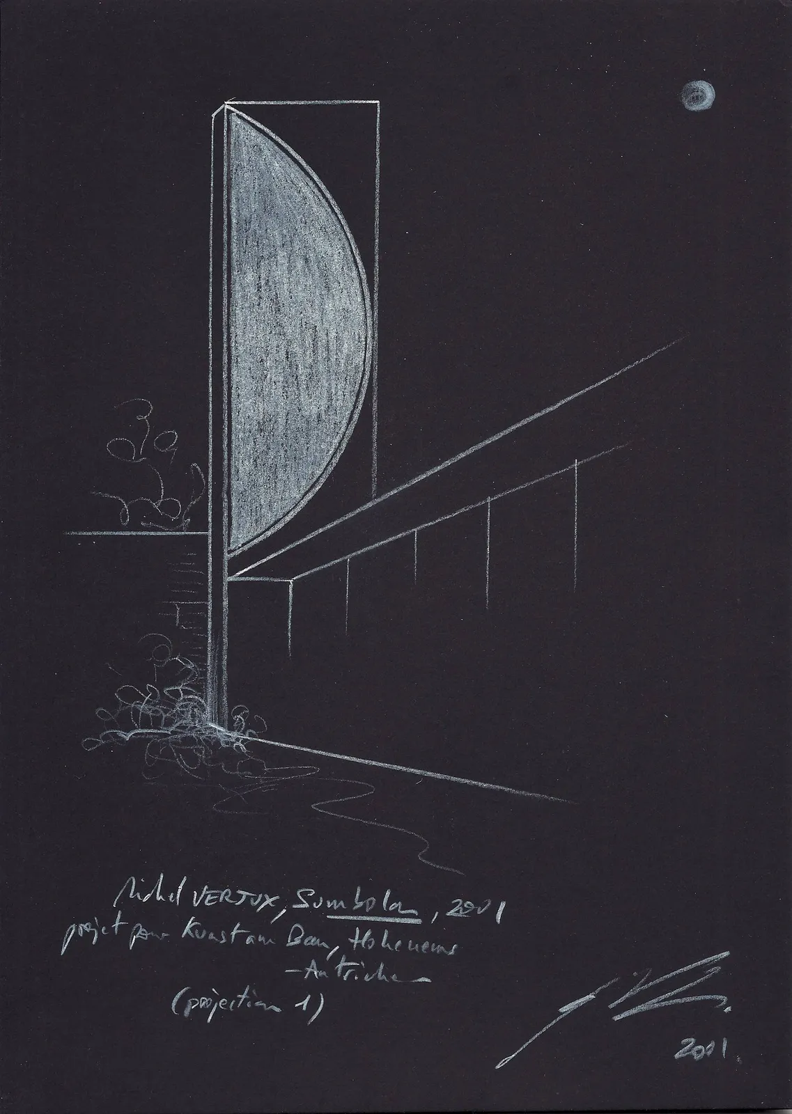 Michel VERJUX, Sumbolon (Hohenems) 1, 2001