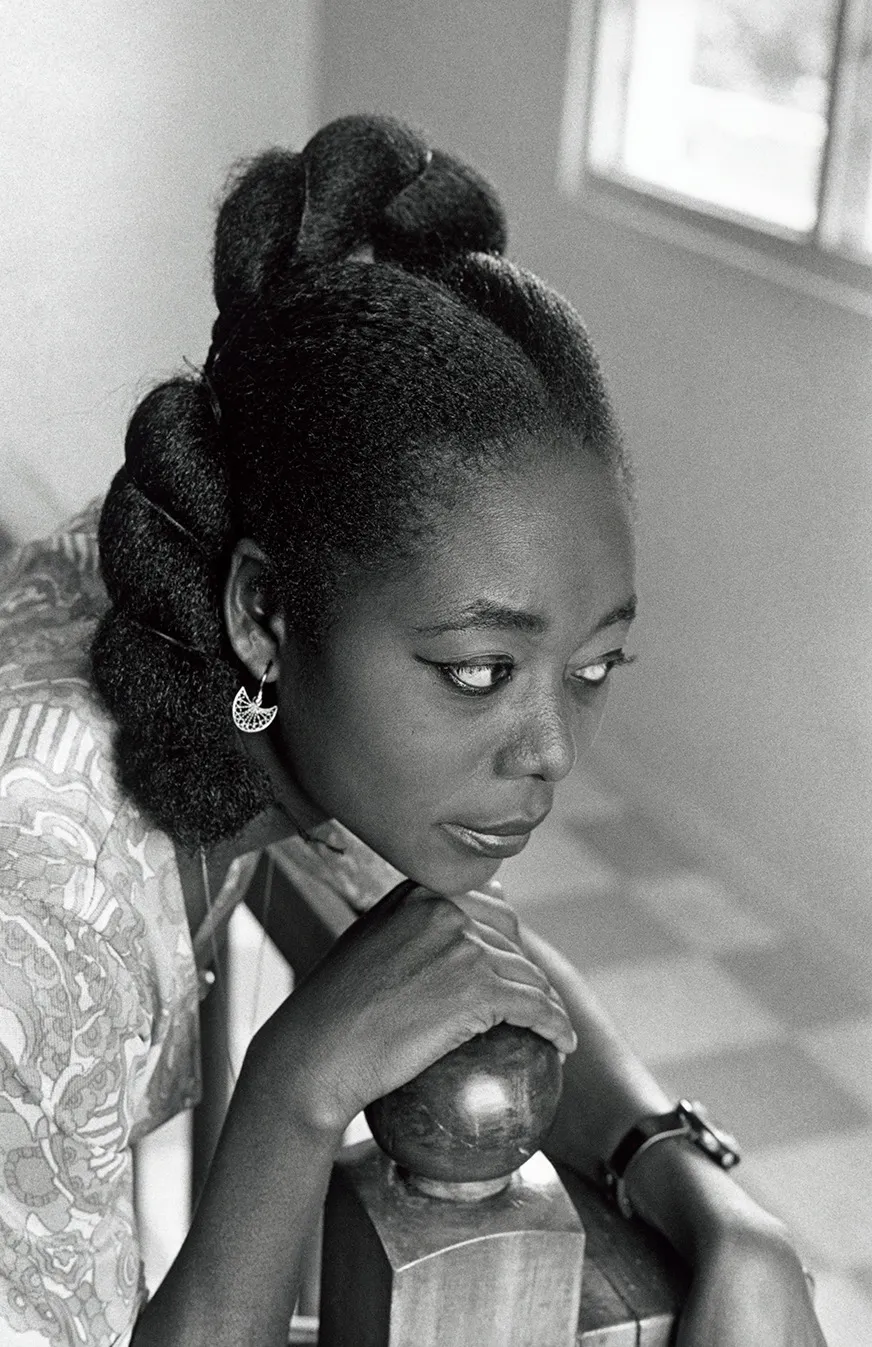James Barnor, Close-up portrait of Mr Sammy Tetteh’s secretary, Accra, 1970s