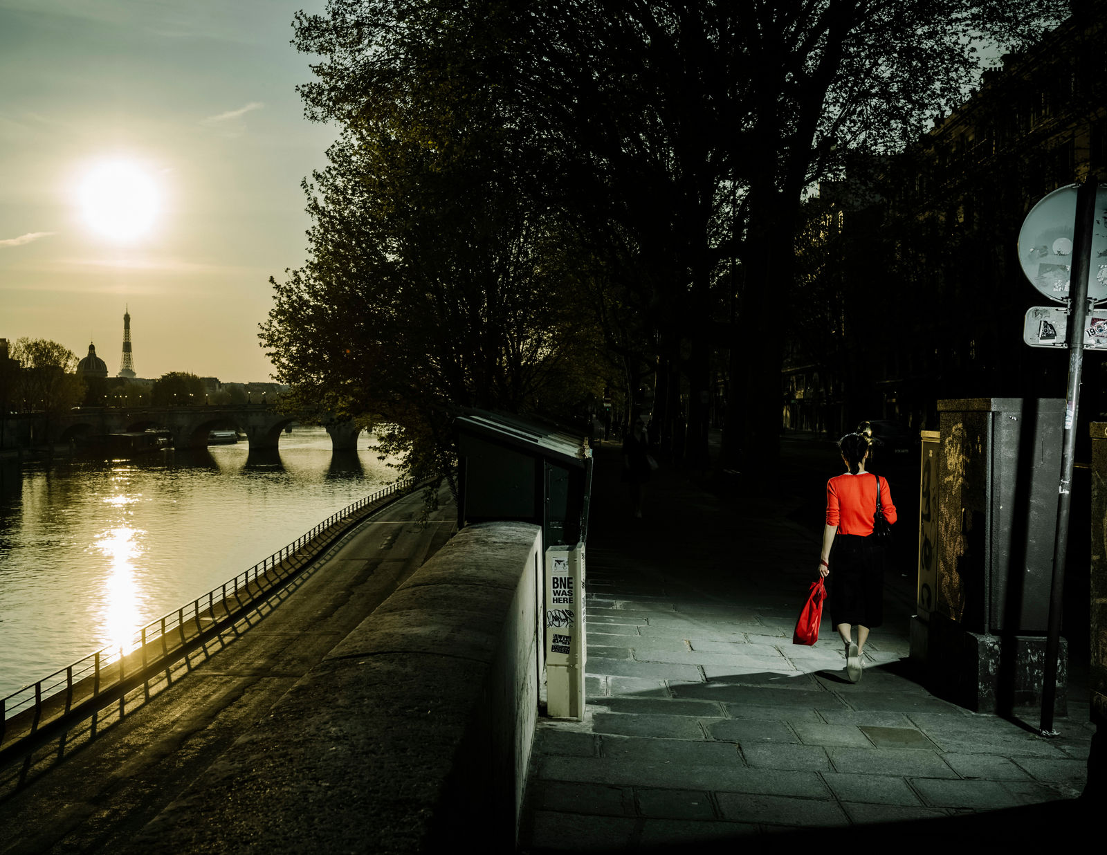 Frédéric Stucin, Sans titre (Quai de la Mégisserie, 1er arrondissement Paris), 8 avril 2020