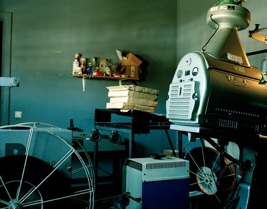 Marco Barbon, Projection room at the Cinéma Rif, 2017
