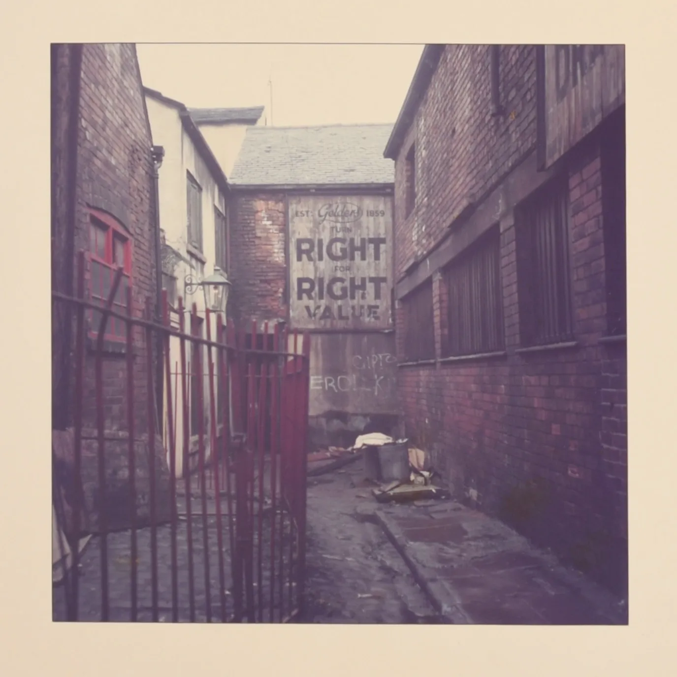 Peter Mitchell, No Title ("Right to Right Value"). Leeds, c.1972