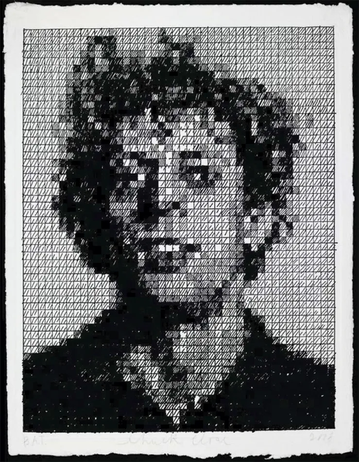 Chuck Close, Phil Crosshatch, 2010