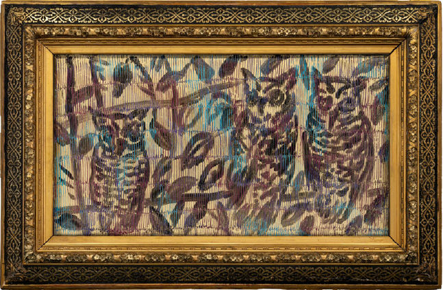 Hunt Slonem, Night Owls, 2024