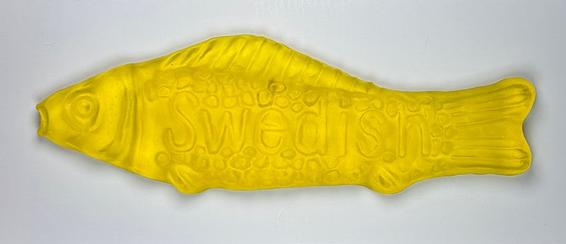 Peter Anton, Swedish Fish (yellow), 2025