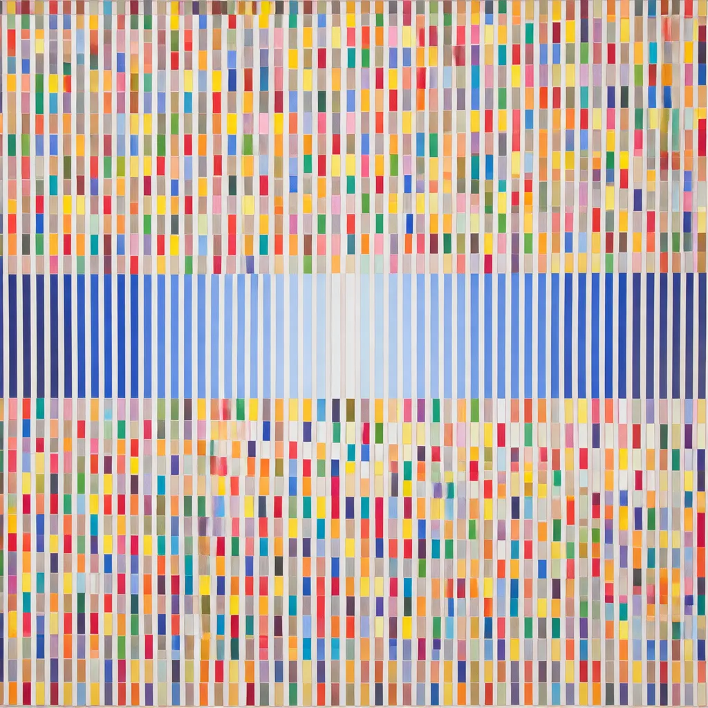 Ron Agam, Chrometic spectrum of Light, 2024