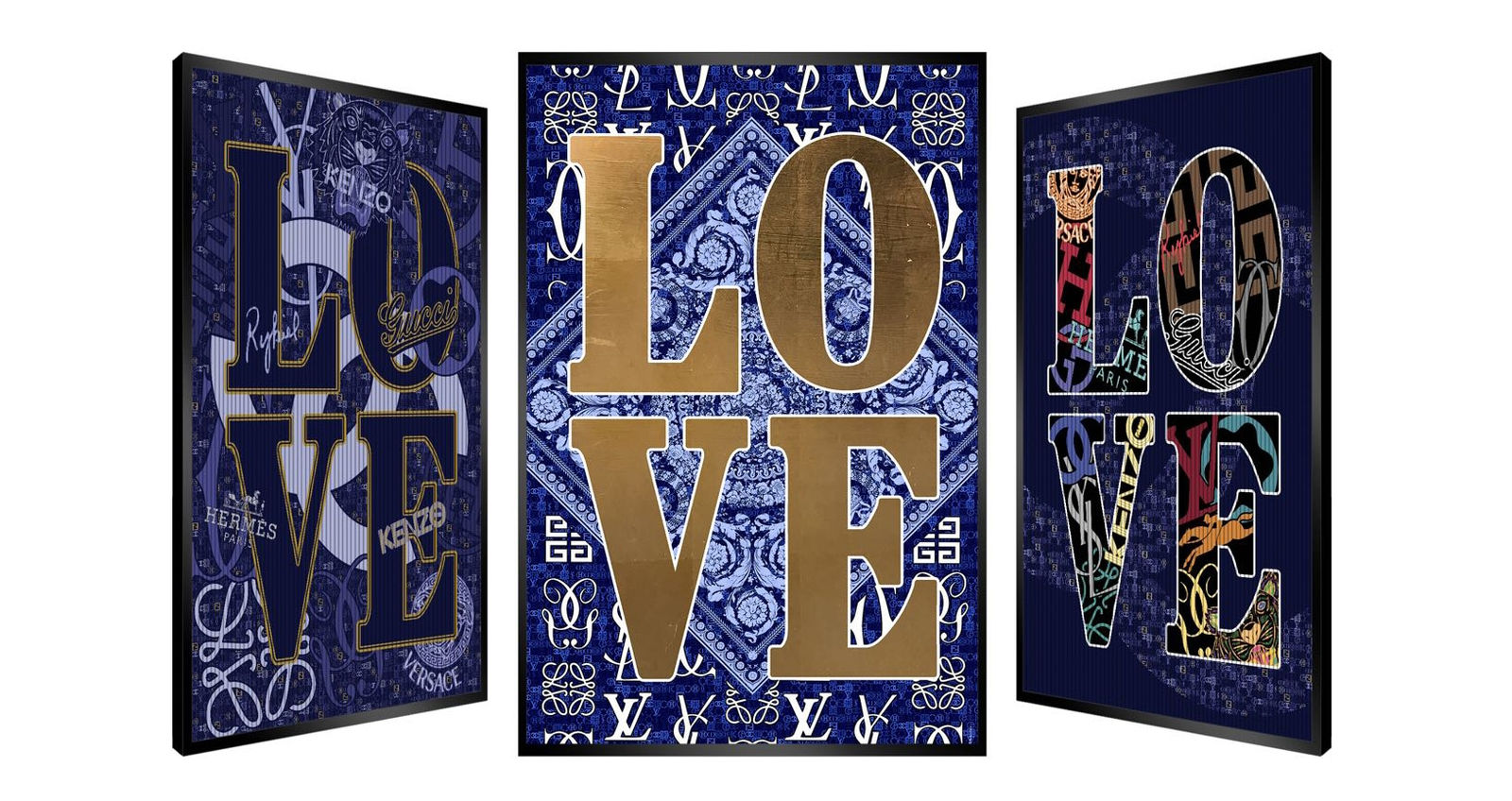 Patrick Rubinstein, Blue luxe, 2020