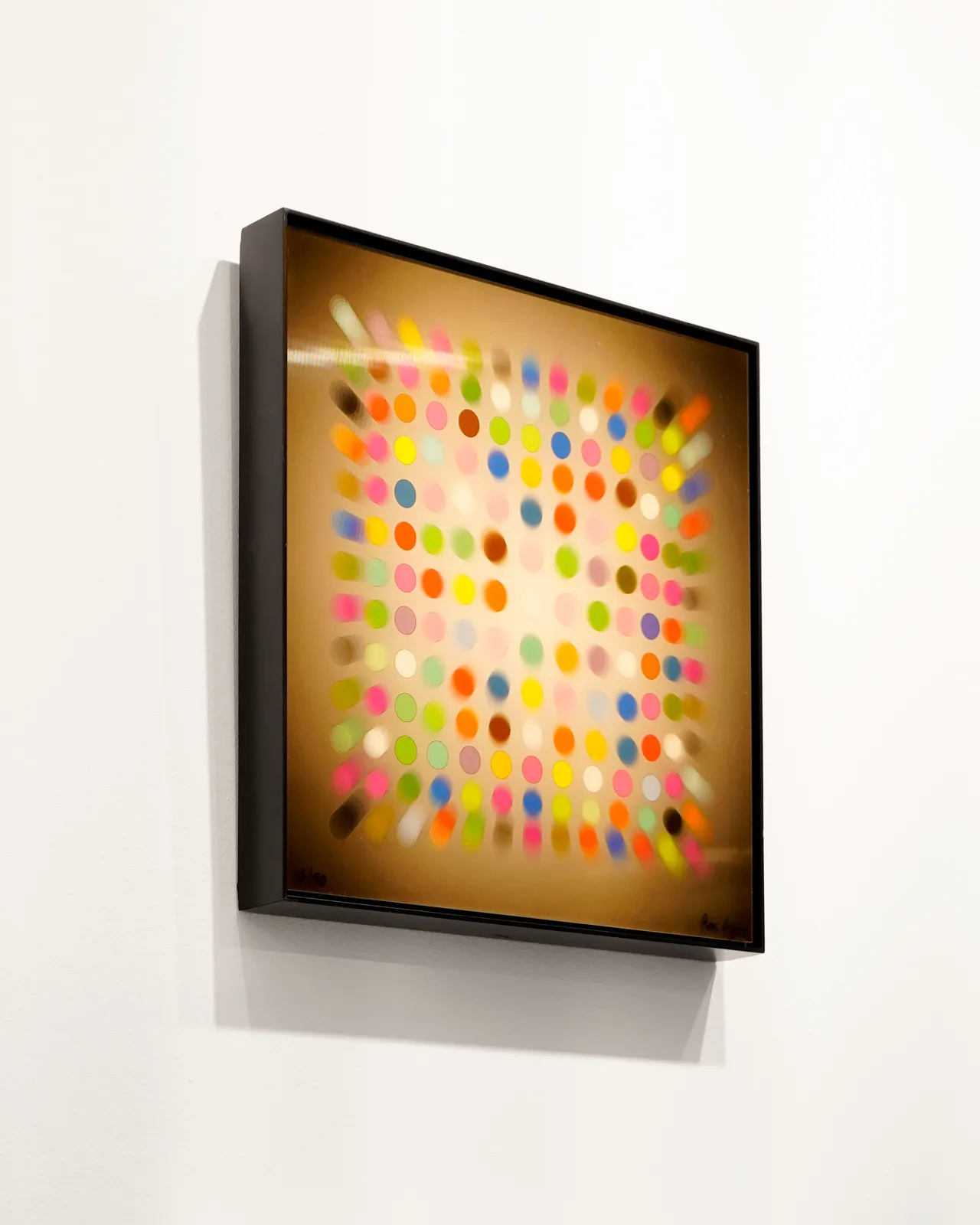 Ron Agam, Rows of Dots, 2022