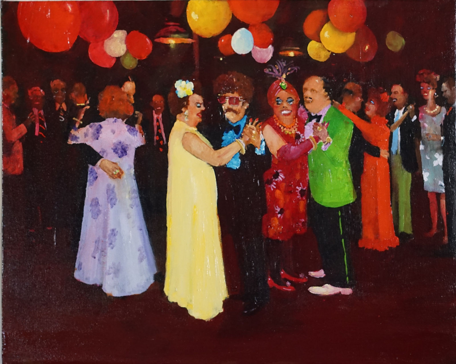 Michael Harrington, Dance Party with Balloons, 2025