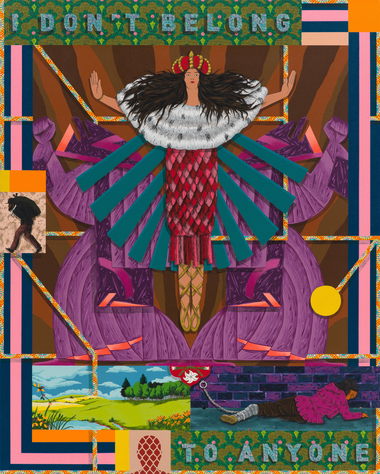 Amir H. Fallah, I Don’t Belong To Anyone, 2024