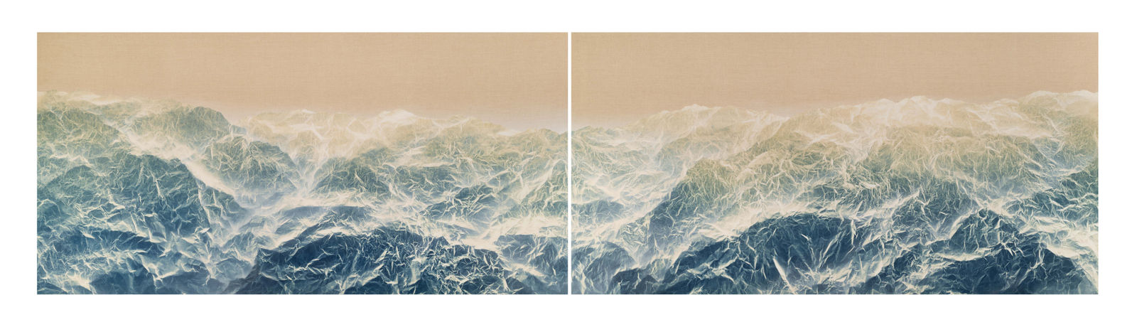 Wu Chi-Tsung 吳季璁, Cyano-Collage 110 氰山集之一百一十, 2021