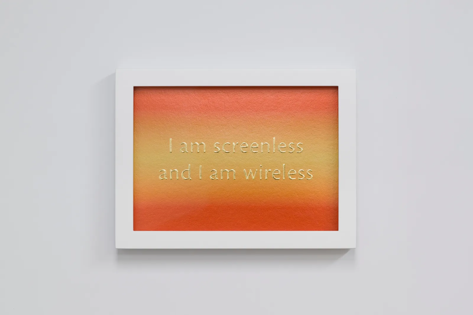 Alison Nguyen, I am screenless and I am wireless., 2022