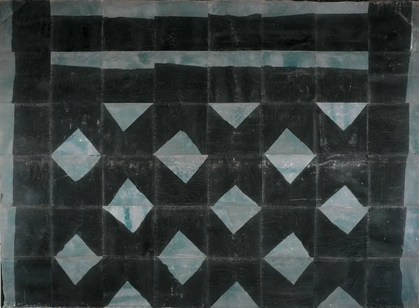 JEAN-PIERRE PINCEMIN, Sans Titre (Carrés Collés), 1973