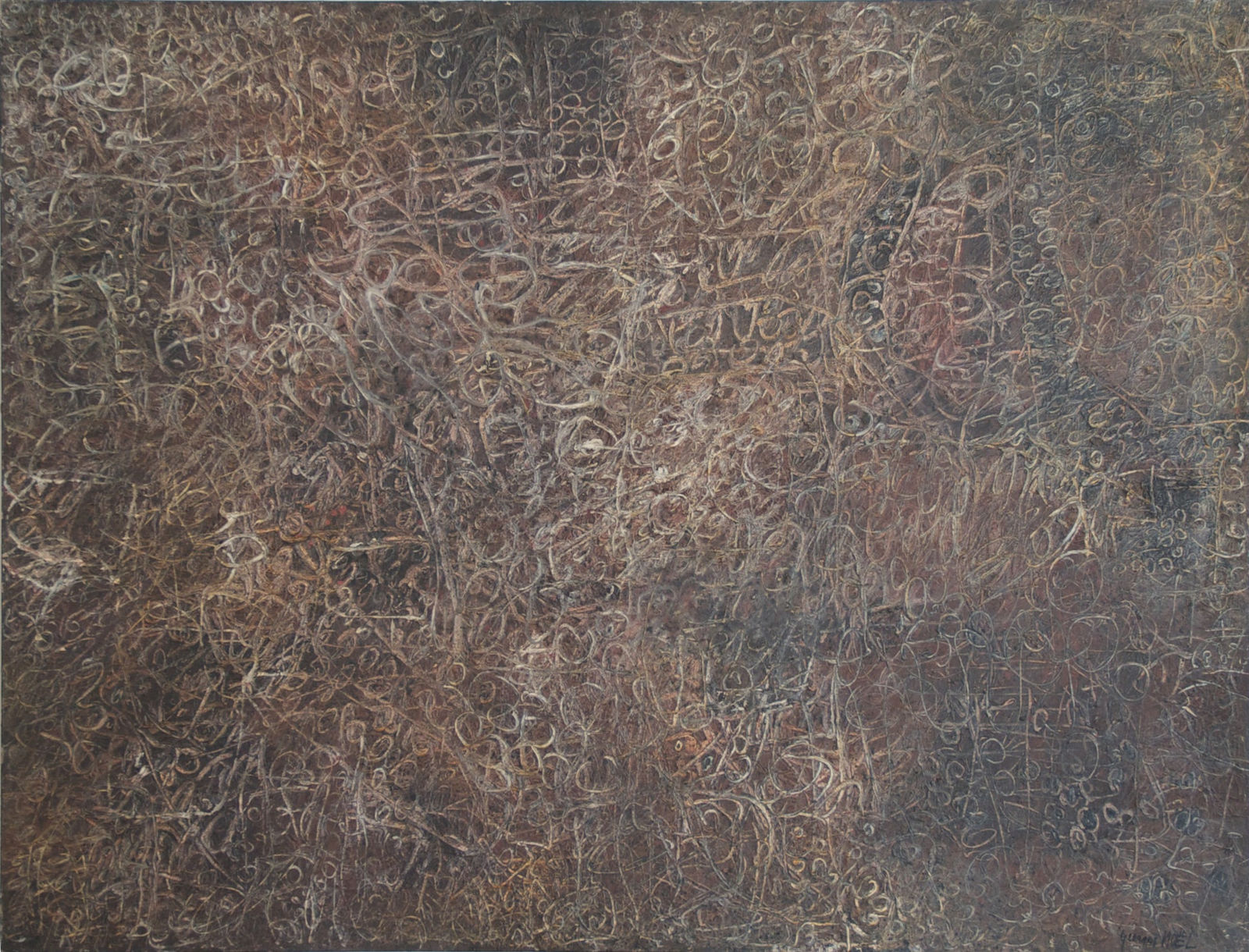 GEORGES NOEL, Accumulation de signes, 1959