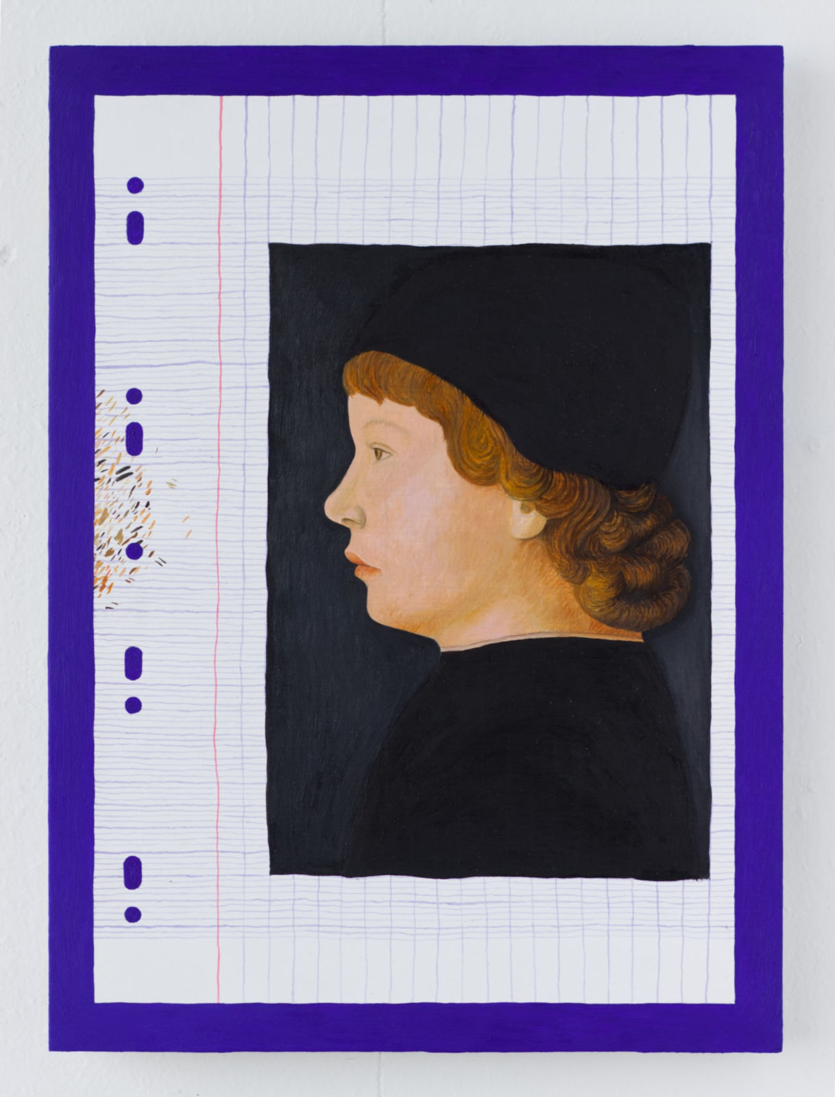 Marius PONS DE VINCENT, Copie simple 40 (d'après Francesco del Cossa), 2025