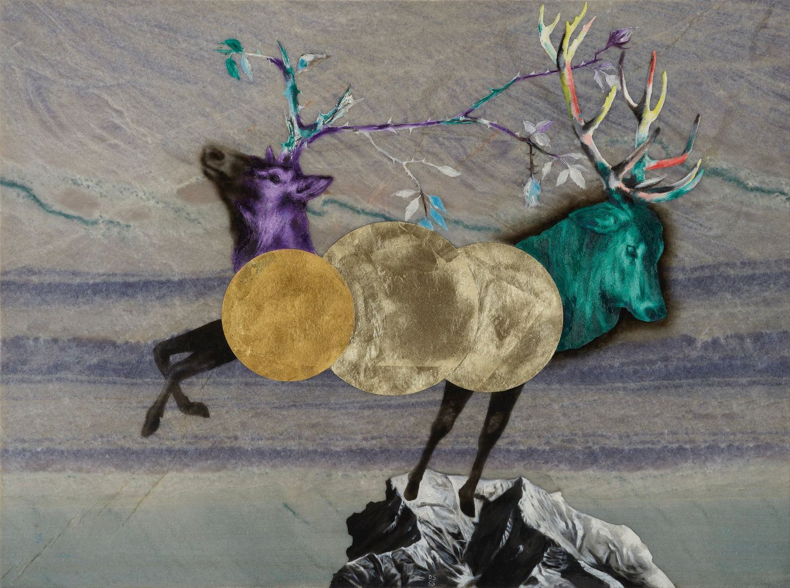 Daniel SCHLIER, Sans titre - (Entrelacés), 2016