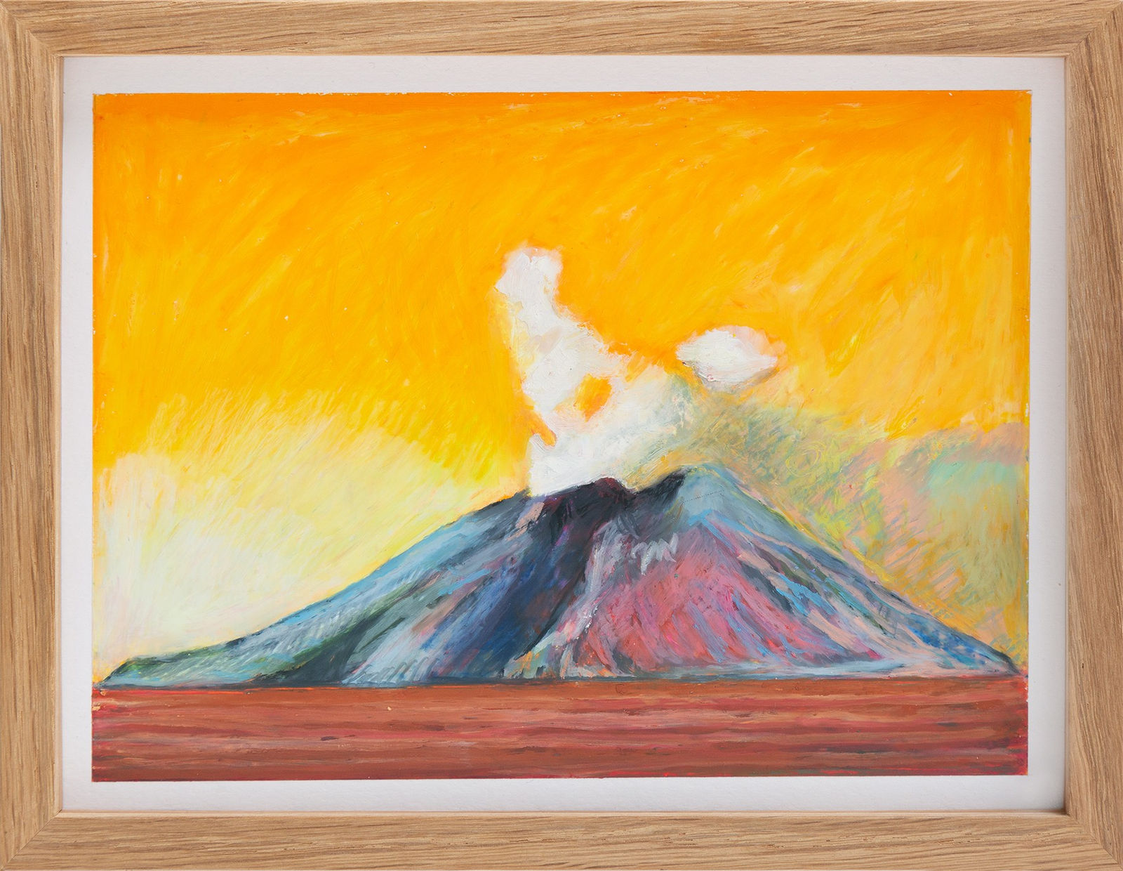 Camille BRES, Volcan bleu, 2025