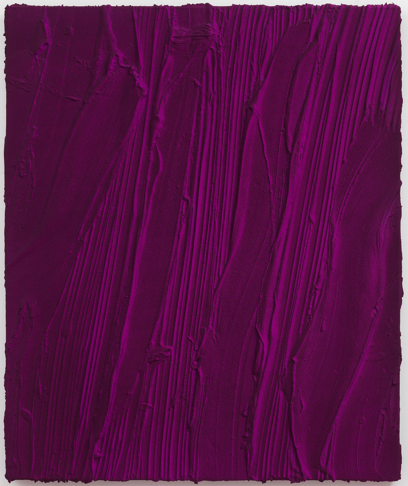 Jason Martin, Untitled (Fluorescent violet/Quindo violet), 2025