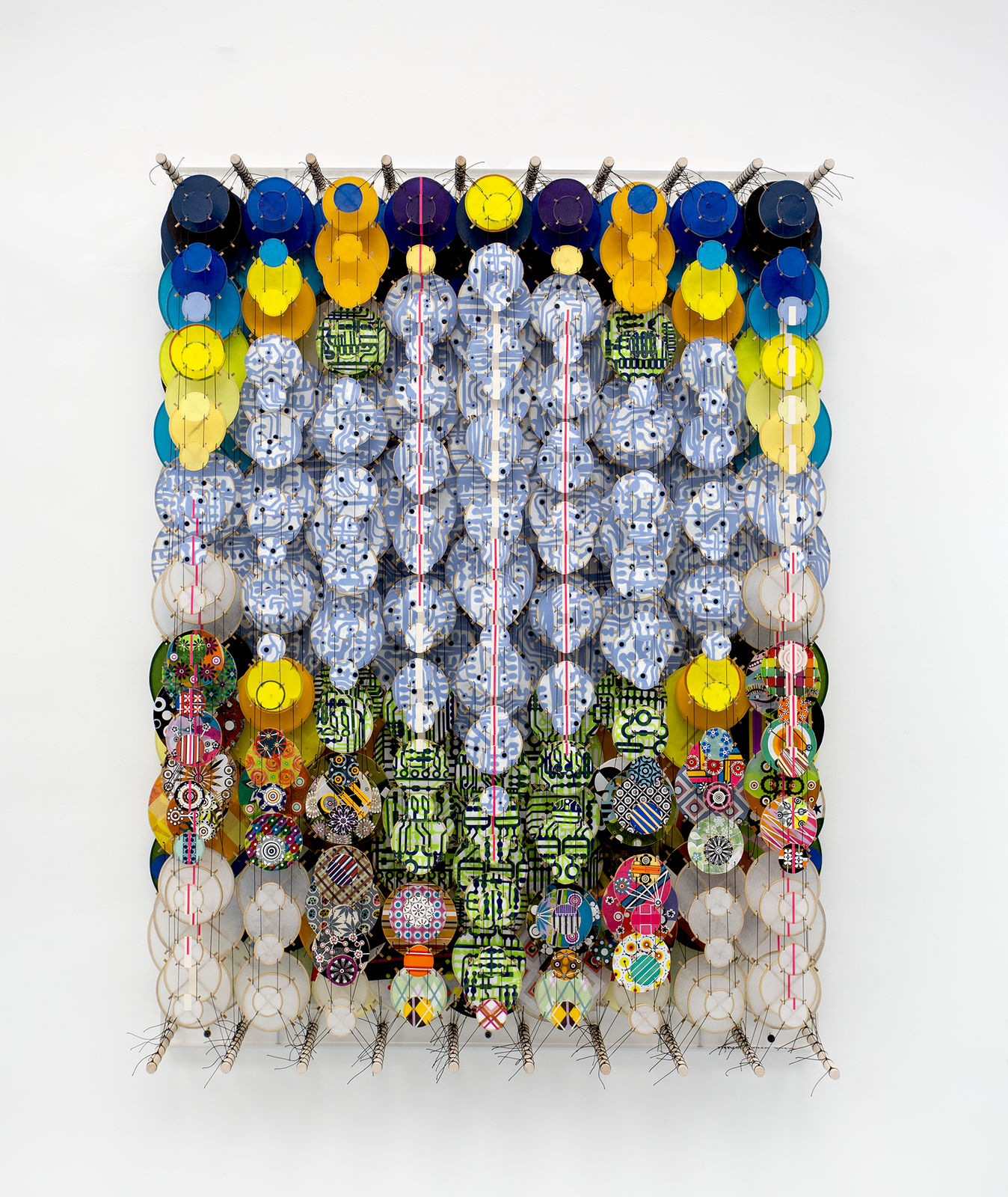 Jacob Hashimoto, Life's Many Uncertanties, 2024